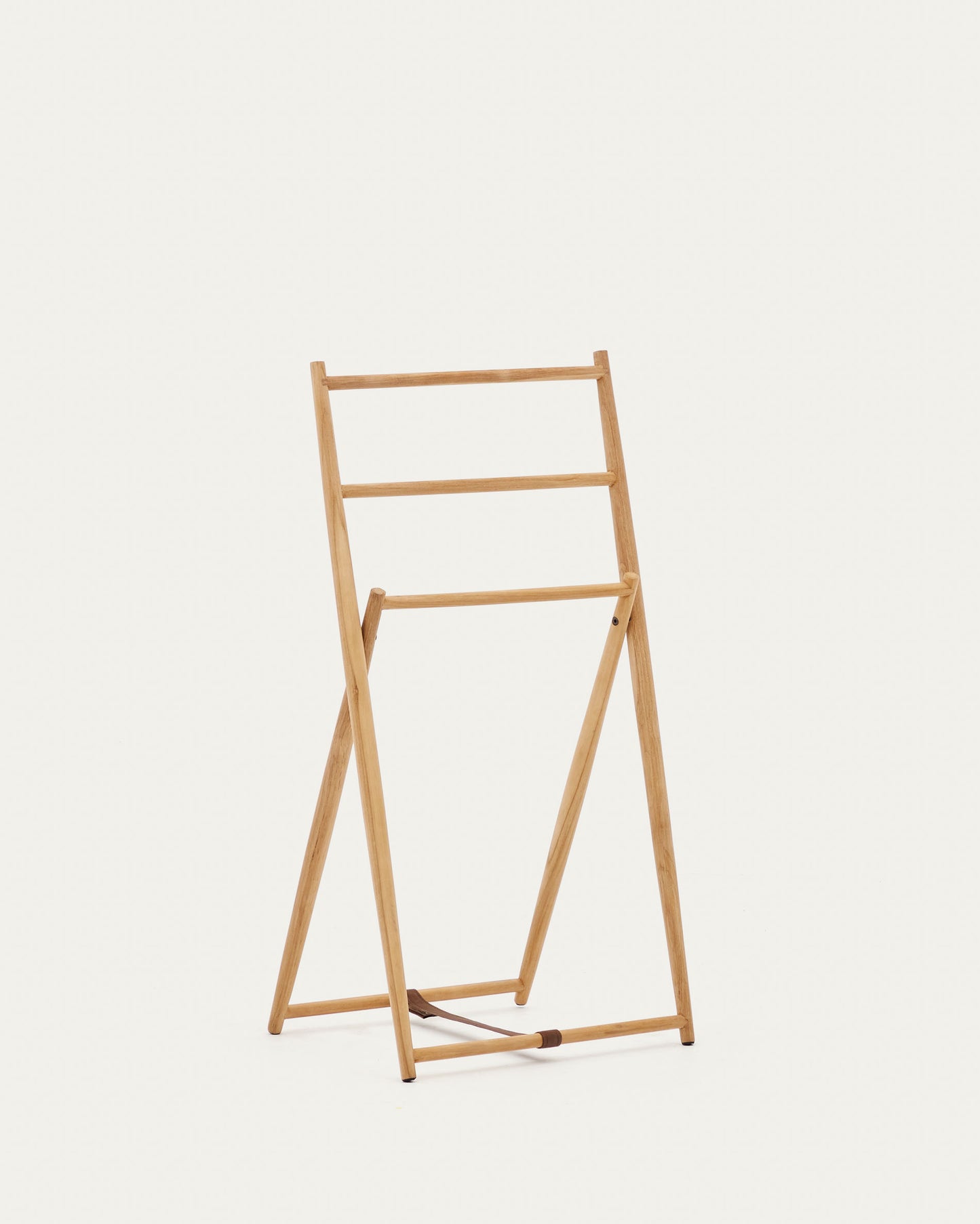 Portasciugamani Kenta in legno massiccio di teak 50 x 95 cm
