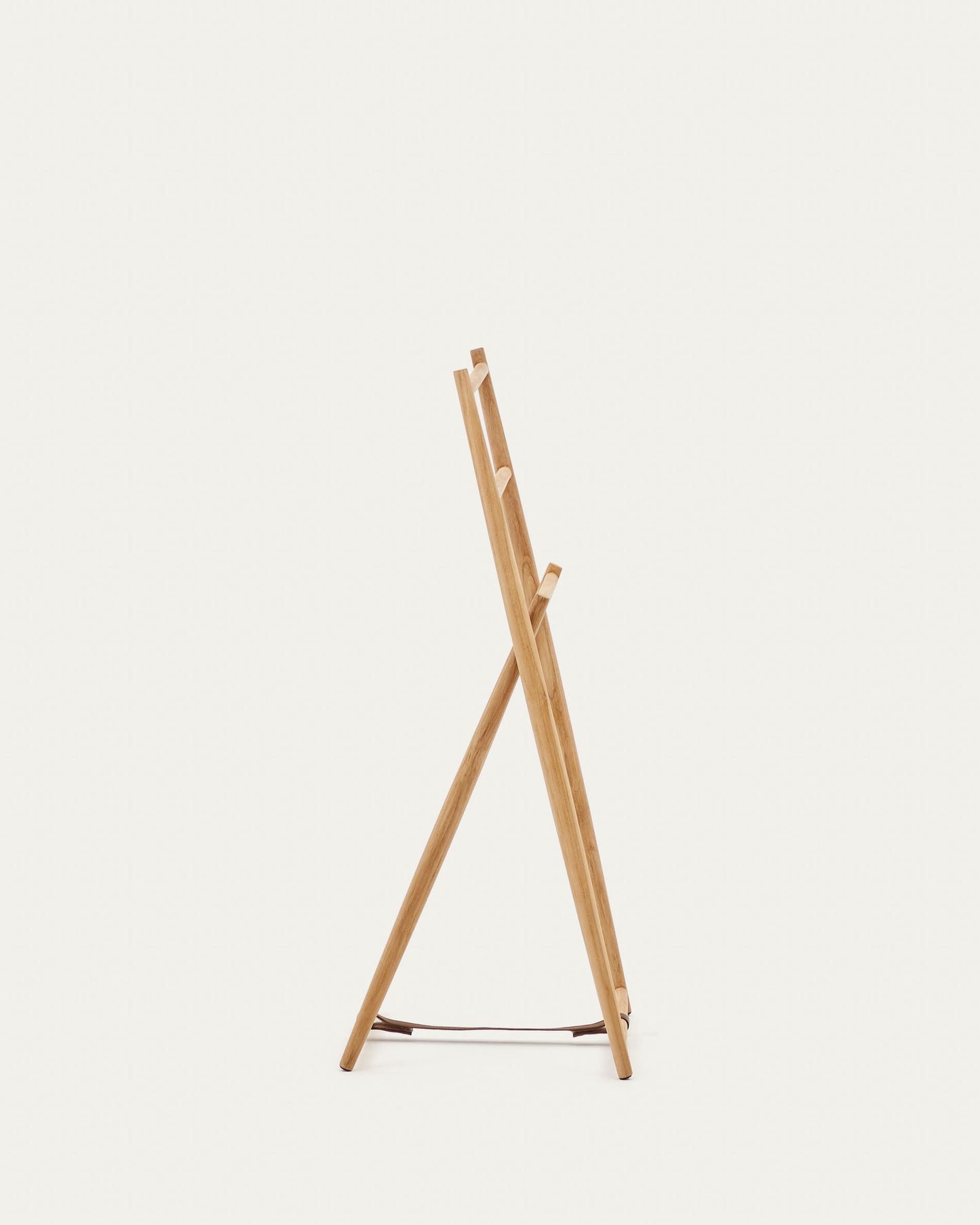 Portasciugamani Kenta in legno massiccio di teak 50 x 95 cm