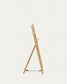 Portasciugamani Kenta in legno massiccio di teak 50 x 95 cm