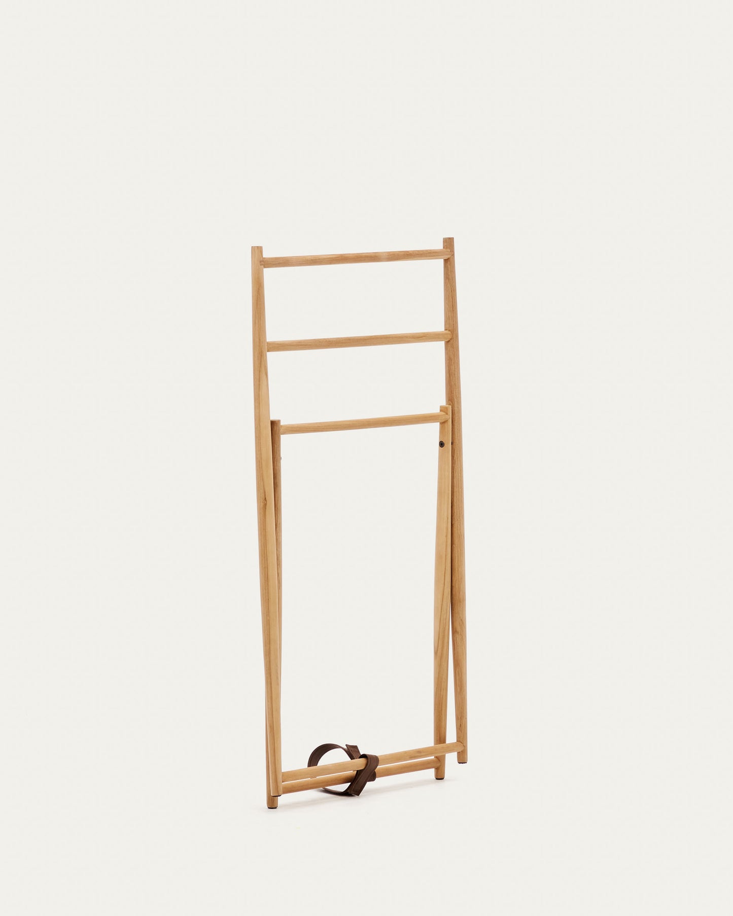 Portasciugamani Kenta in legno massiccio di teak 50 x 95 cm