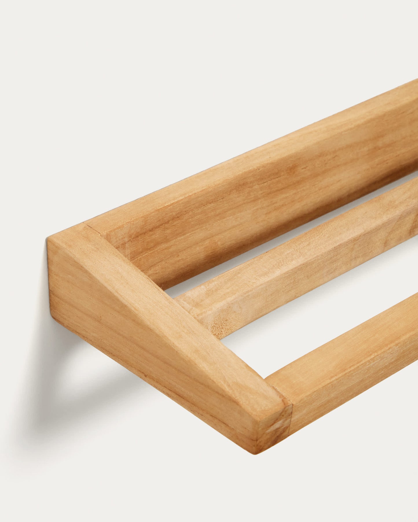 Portasciugamani Vedel in legno massiccio di teak 40 x 15