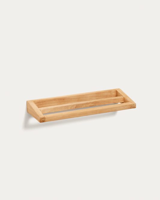 Portasciugamani Vedel in legno massiccio di teak 40 x 15