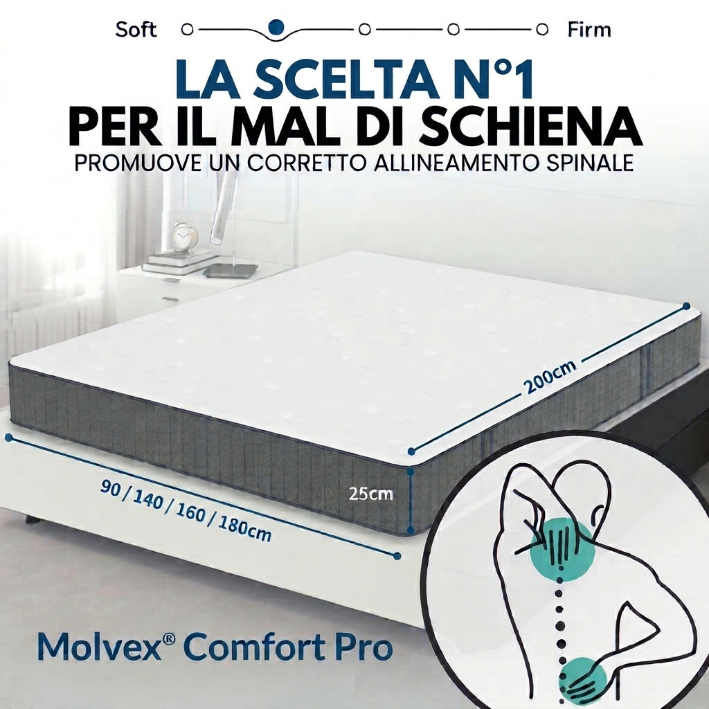Materasso Ortopedico Molvex® Comfort Pro
