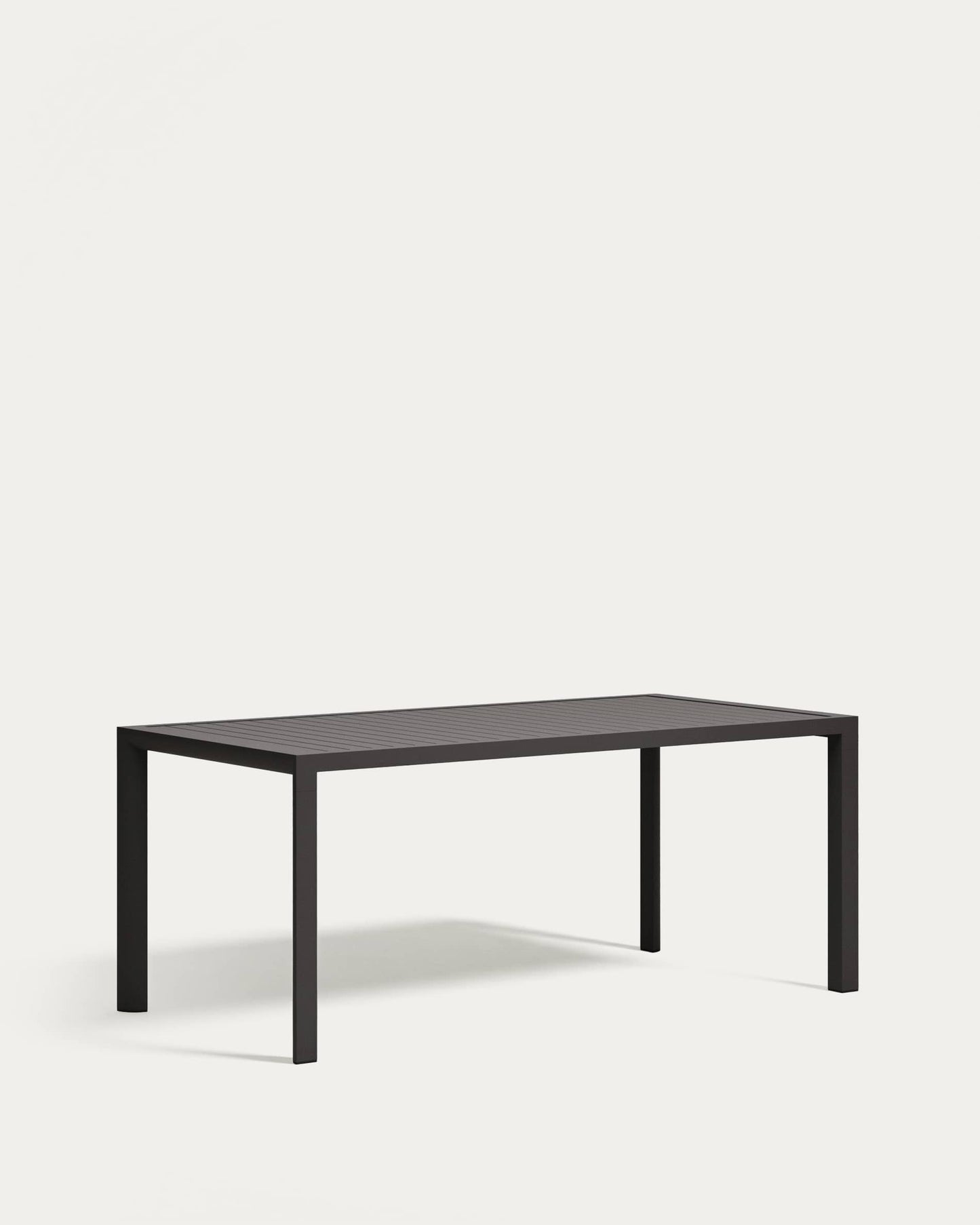 Tavolo da esterno Culip in alluminio finitura bianca 180 x 90 cm