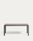 Tavolo da esterno Culip in alluminio finitura marrone 180 x 90 cm