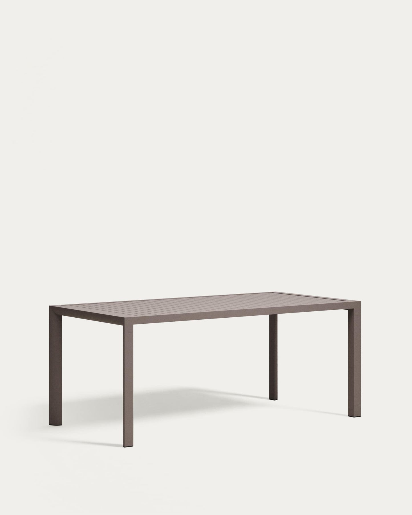 Tavolo da esterno Culip in alluminio finitura marrone 180 x 90 cm