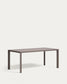 Tavolo da esterno Culip in alluminio finitura marrone 180 x 90 cm