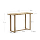 Tavolo alto Canadell in legno massiccio di teak riciclato 140 x 70 cm