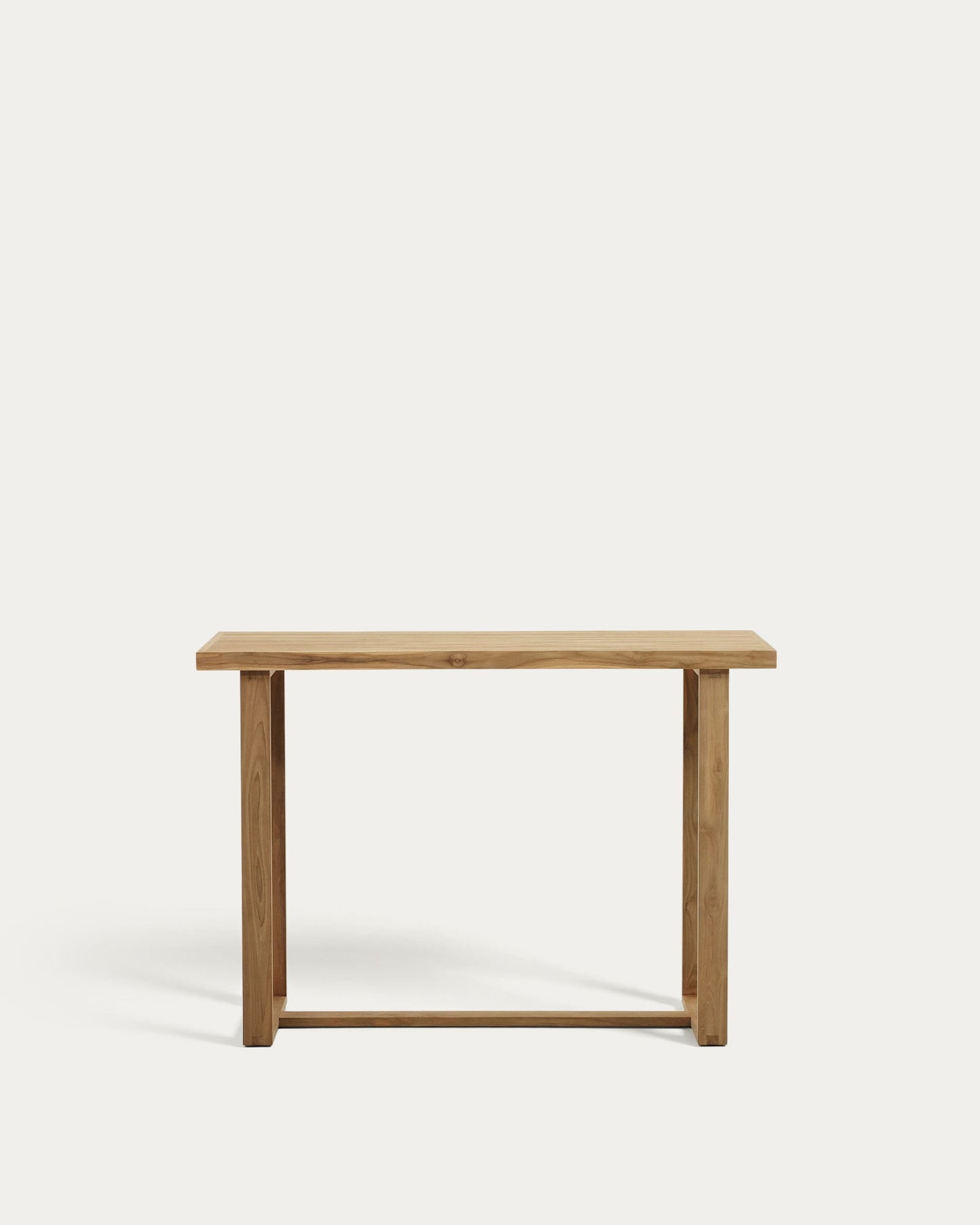 Tavolo alto Canadell in legno massiccio di teak riciclato 140 x 70 cm