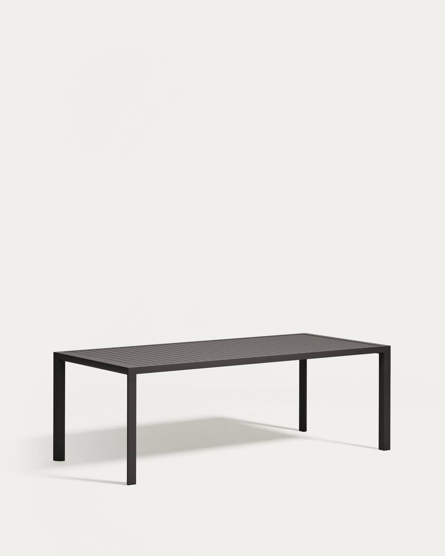 Tavolo da esterno Culip in alluminio finitura grigia 220 x 100 cm