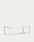 Tavolo da esterno Culip in alluminio finitura bianca 220 x 100 cm