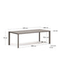 Tavolo da esterno Culip in alluminio finitura marrone 220 x 100 cm
