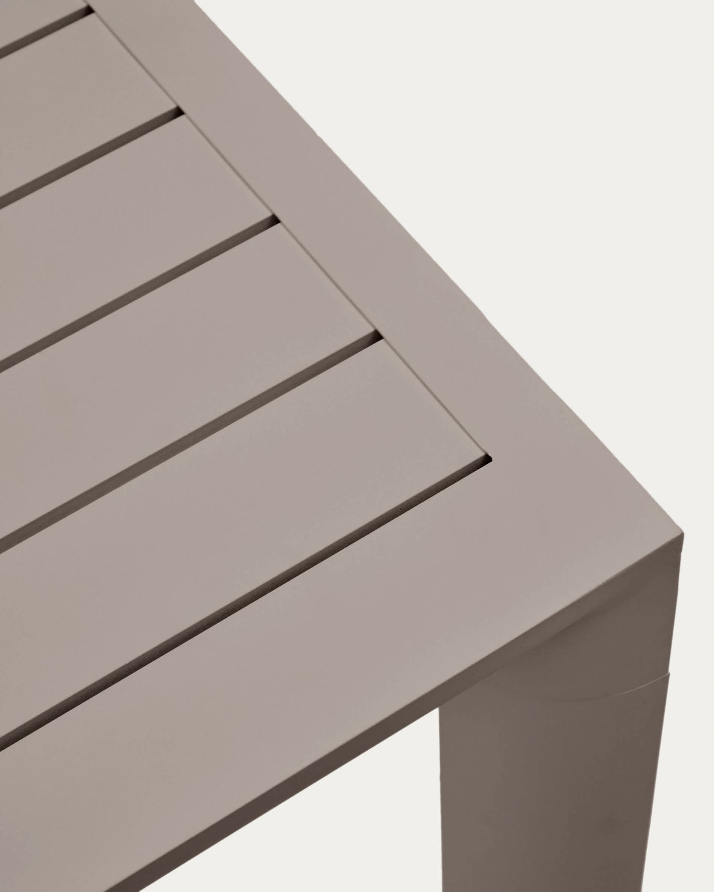 Tavolo da esterno Culip in alluminio finitura marrone 220 x 100 cm