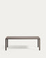 Tavolo da esterno Culip in alluminio finitura marrone 220 x 100 cm