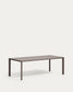 Tavolo da esterno Culip in alluminio finitura marrone 220 x 100 cm