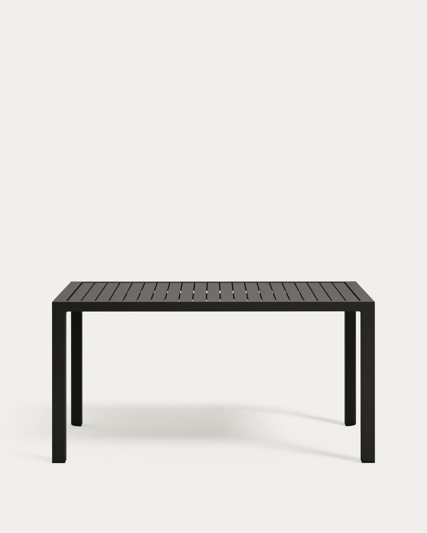 Tavolo da esterno Culip in alluminio finitura grigia 150 x 77 cm