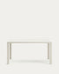 Tavolo da esterno Culip in alluminio finitura bianca 150 x 77 cm