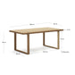 Tavolo Canadell outdoor in legno massiccio di teak riciclato 180 x 90 cm