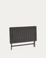 Tavolo da esterno pieghevole Torreta in alluminio con finitura grigio scuro 140 x 70 cm