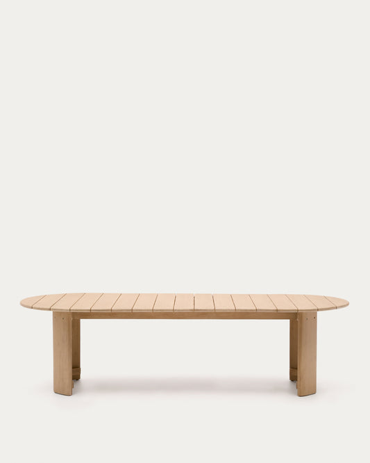Tavolo  Xoriguer in legno massiccio di eucalipto 280 x 110 cm