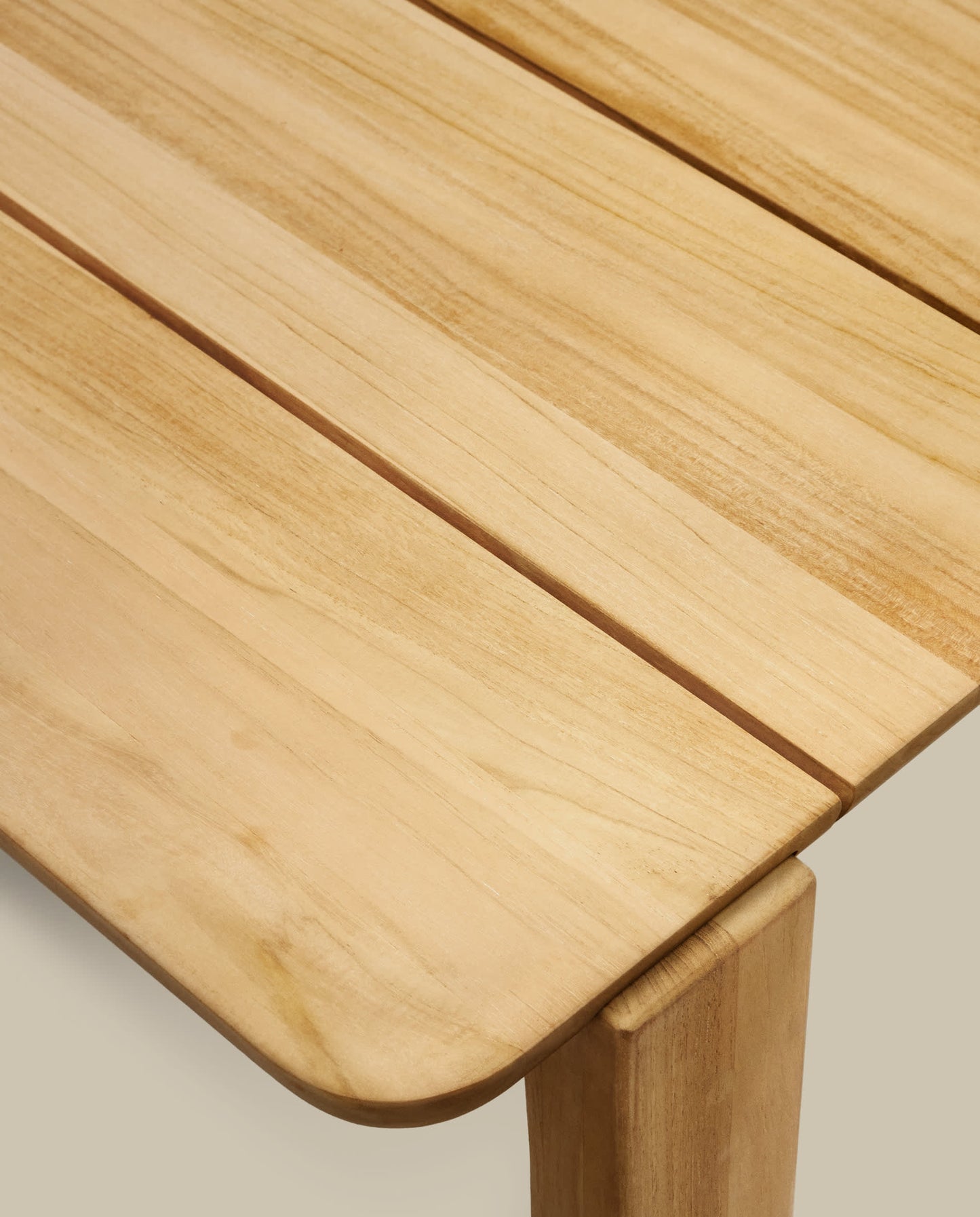 Tavolo Icaro in legno massiccio di teak 280 x 112 cm