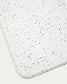 Tavolo alto da bar Saura in terrazzo bianco con piano in terrazzo bianco 95 x 70 x 70 cm