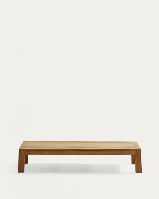 Tavolino Forcanera in teak massiccio 150 x 71 cm