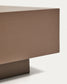 Tavolino Rustella in cemento marrone 80 x 60 cm