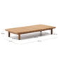Tavolino da salotto Turqueta in legno massiccio di teak 140 x 70 cm