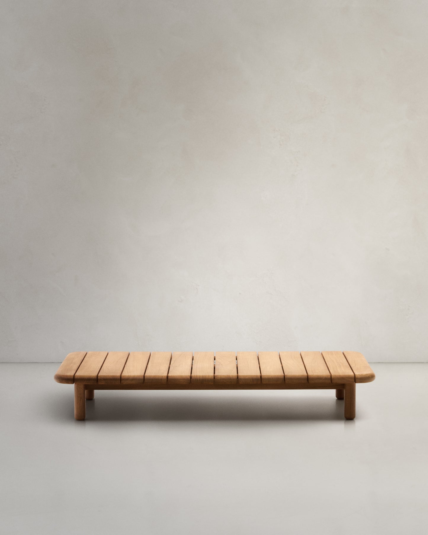 Tavolino da salotto Turqueta in legno massiccio di teak 140 x 70 cm