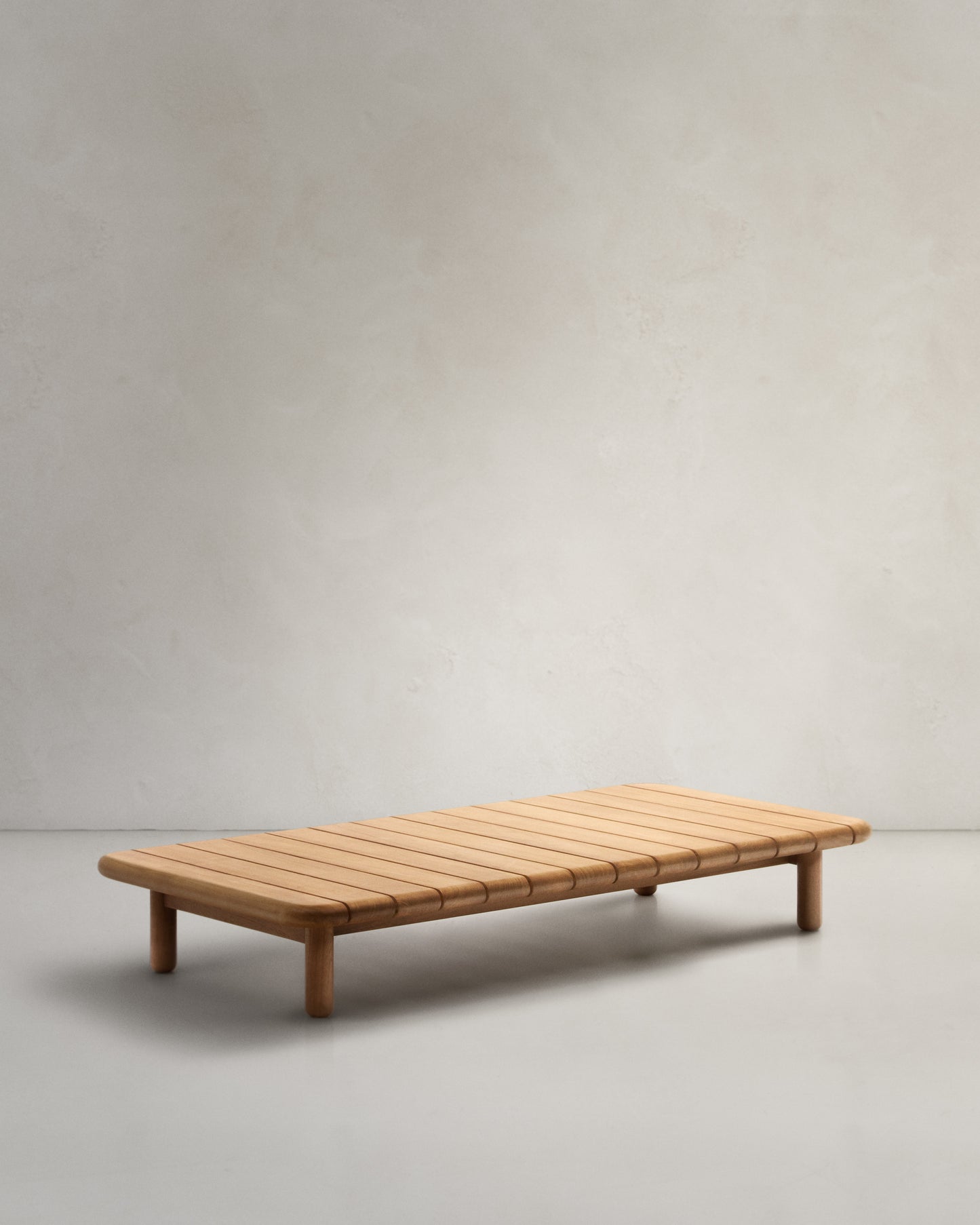 Tavolino da salotto Turqueta in legno massiccio di teak 140 x 70 cm