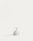 Tavolino Saura in terrazzo bianco con piano in terrazzo bianco 32 x 48 x 48 cm