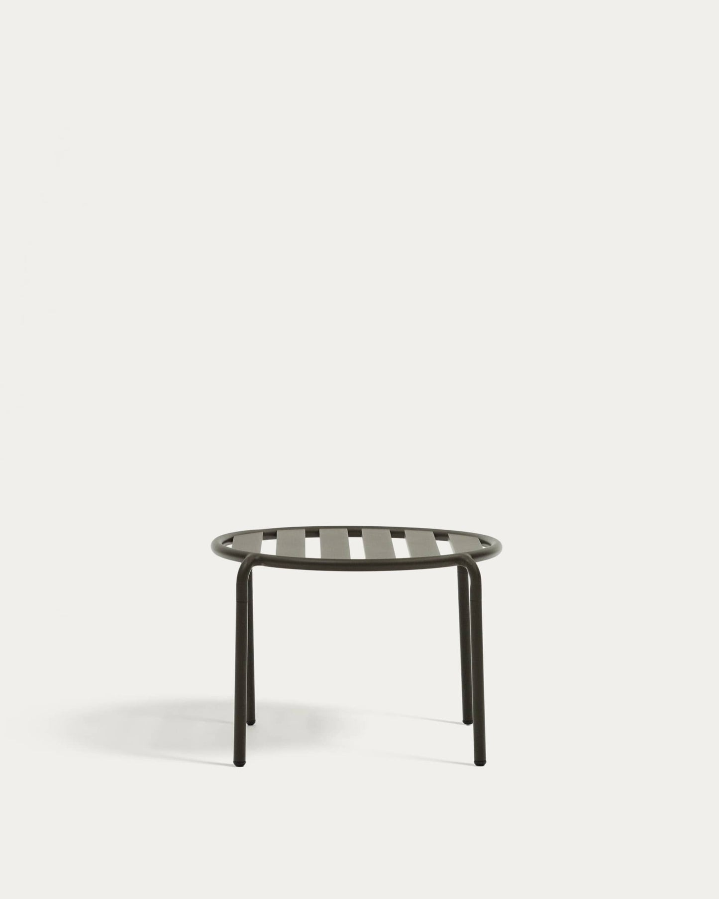Tavolino da esterno Joncols in alluminio verniciato verde Ø 60 cm