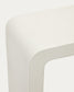 Consolle Aiguablava in cemento bianco 120 x 80 cm