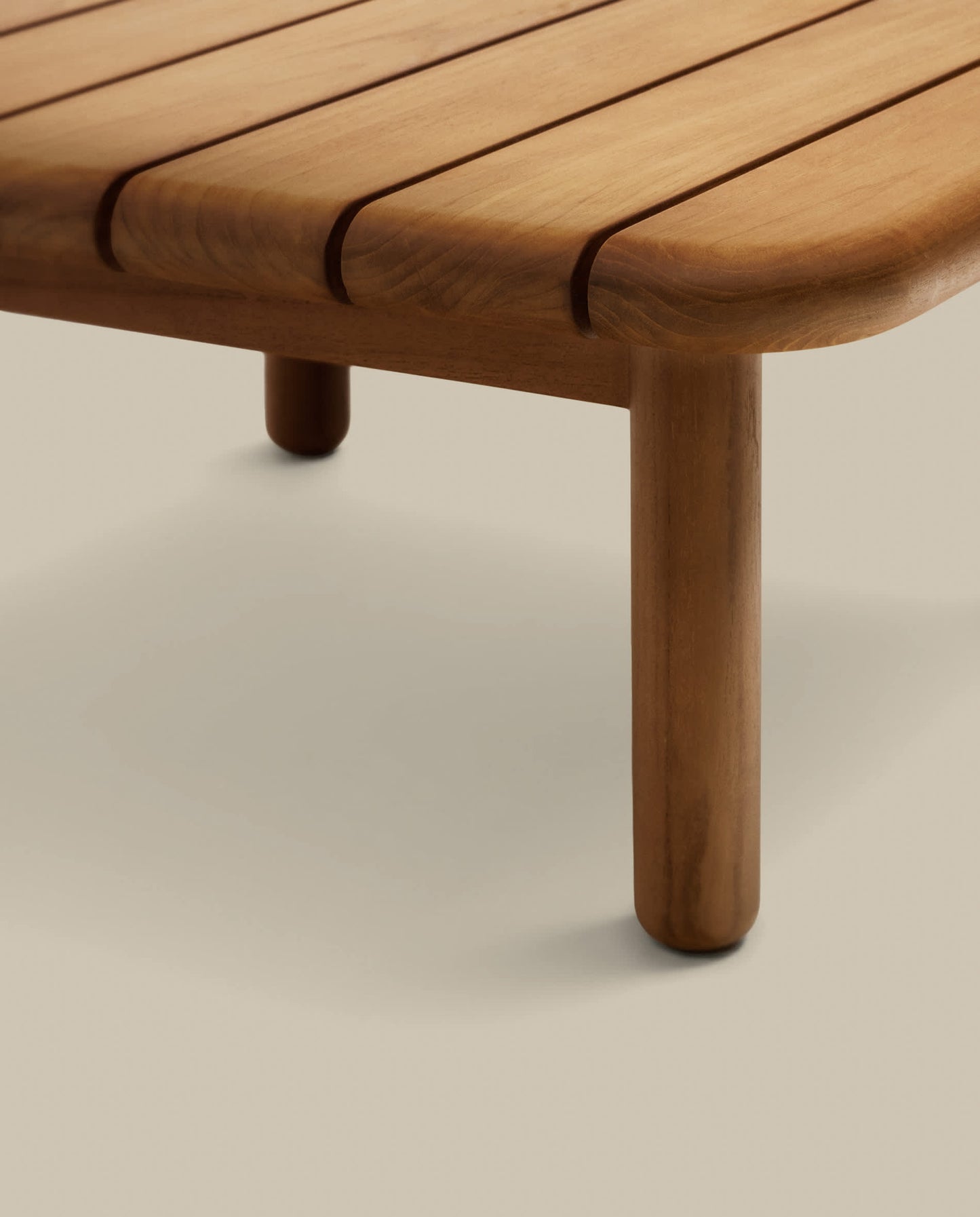 Tavolino da salotto Turqueta in legno massiccio di teak 70 x 70 cm