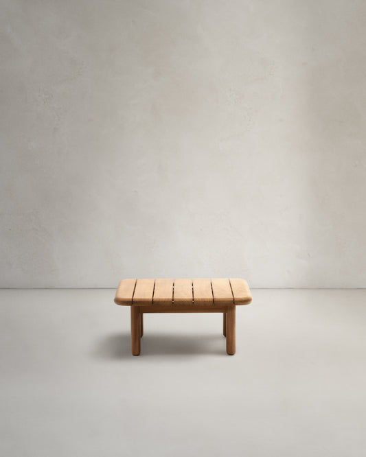 Tavolino da salotto Turqueta in legno massiccio di teak 70 x 70 cm