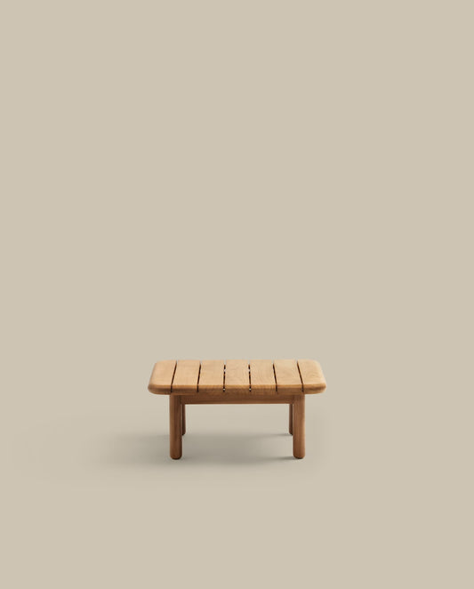 Tavolino da salotto Turqueta in legno massiccio di teak 70 x 70 cm