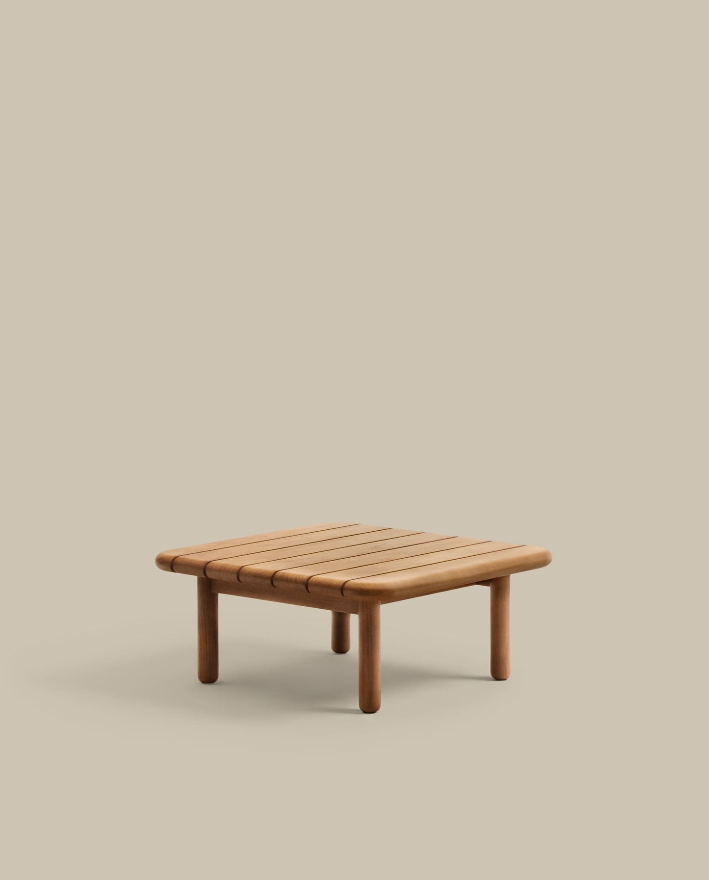 Tavolino da salotto Turqueta in legno massiccio di teak 70 x 70 cm