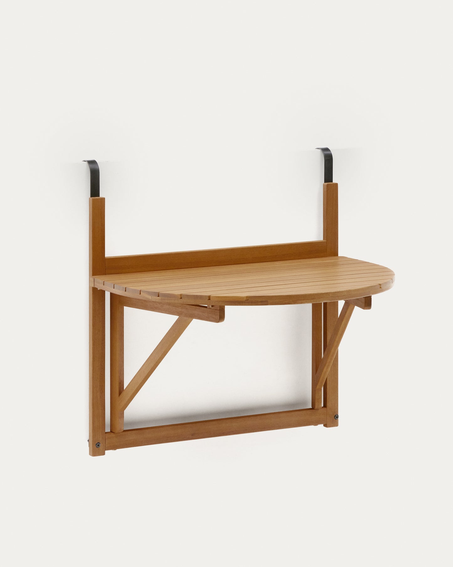 Tavolo pieghevole da balcone Amarilis in legno massiccio di acacia 50 x 70 cm