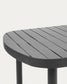 Tavolo da esterno Joncols in alluminio verniciato grigio 180 x 90 cm