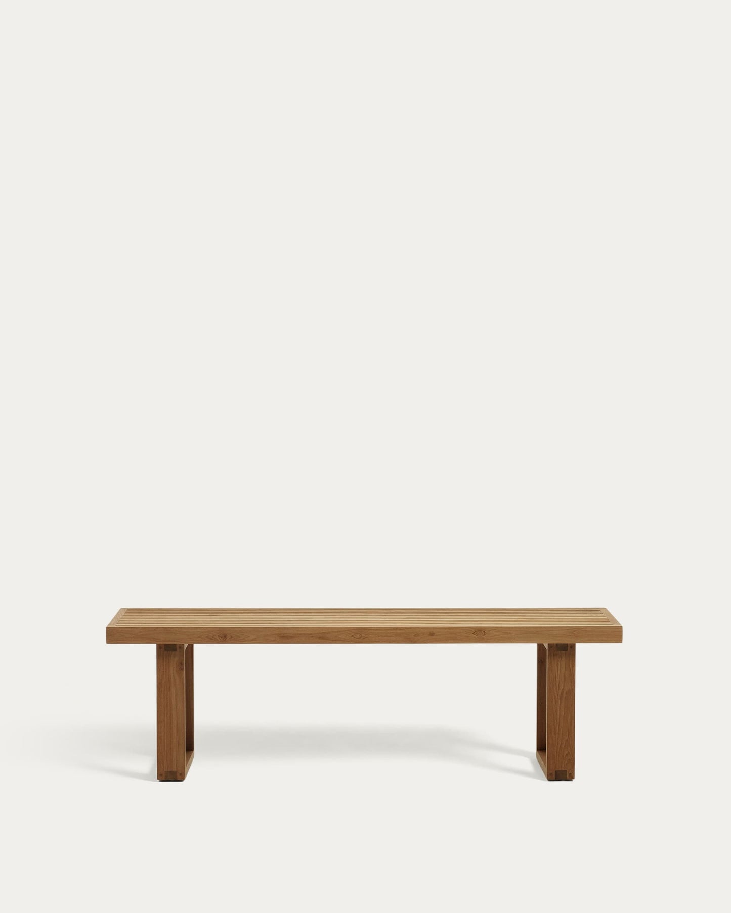 Panca Canadell outdoor in legno massiccio di teak riciclato 170 cm