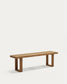 Panca Canadell outdoor in legno massiccio di teak riciclato 170 cm