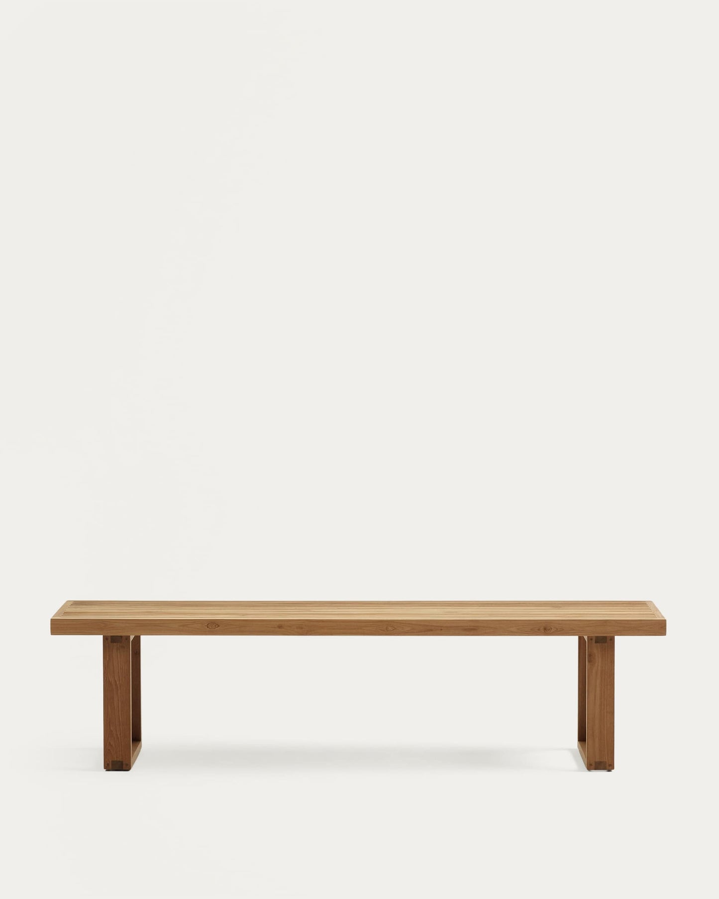 Panca Canadell outdoor in legno massiccio di teak riciclato 210 cm