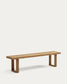 Panca Canadell outdoor in legno massiccio di teak riciclato 210 cm