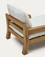 Sdraio Forcanera in teak massiccio