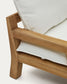 Sdraio Forcanera in teak massiccio