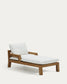 Sdraio Forcanera in teak massiccio