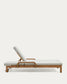 Sdraio doppia Sonsaura in legno massiccio di eucalipto