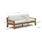 Divano Forcanera a 3 posti in legno massiccio di teak 211 cm