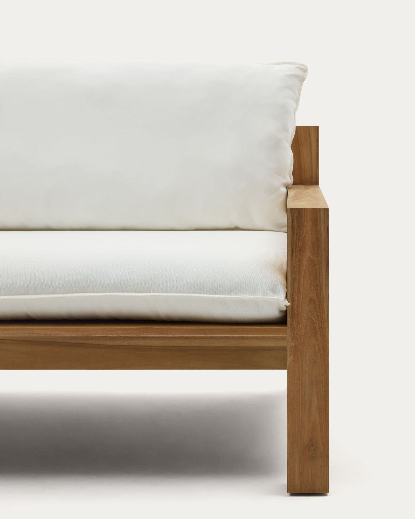 Divano Forcanera a 3 posti in legno massiccio di teak 211 cm